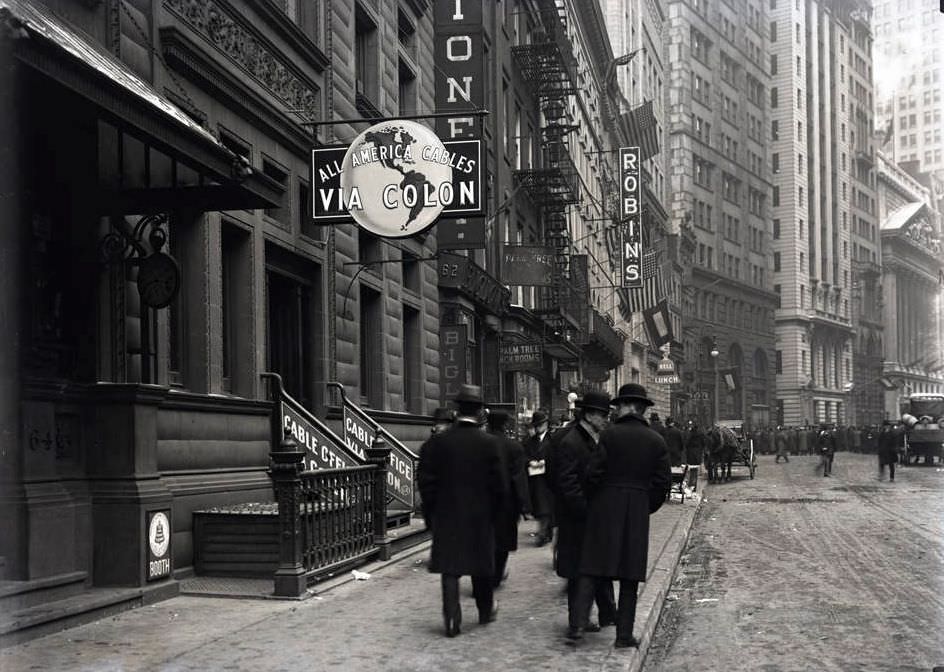 Mexican Telephone Company At 621 Broadway, 1918.
