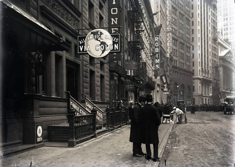 Mexican Telephone Company At 621 Broadway, 1918.
