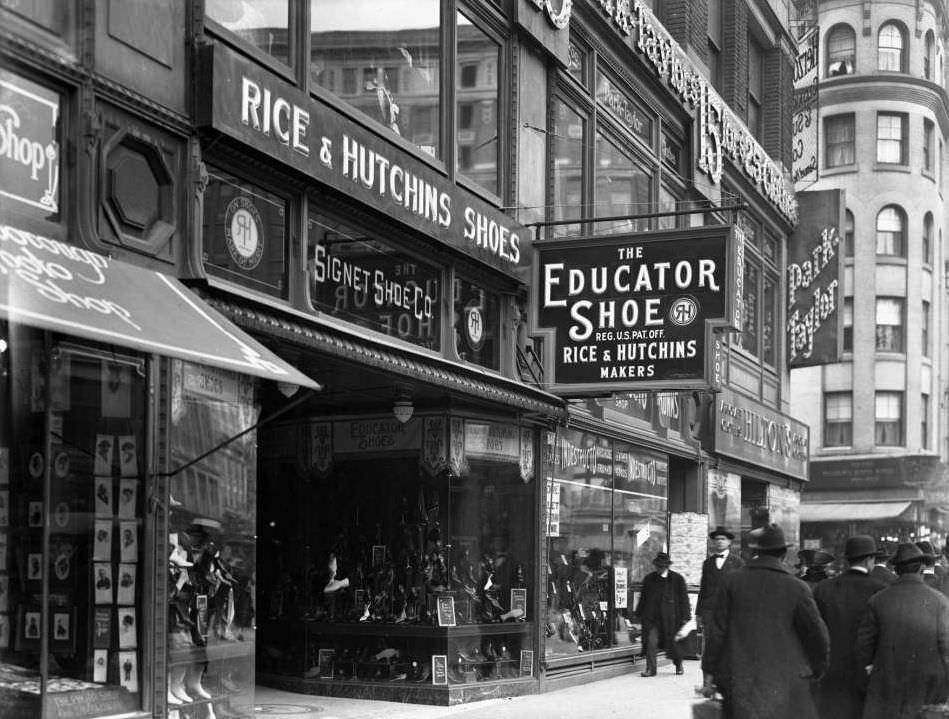 Rice &Amp;Amp; Hutchins Shoes, 1345 Broadway, 1917.