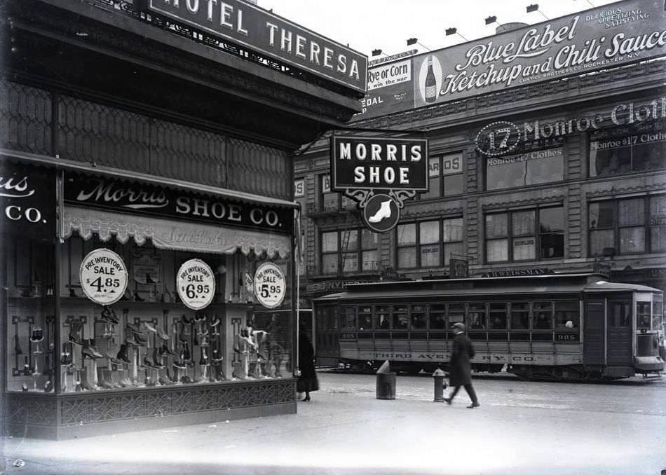 Morris Shoe, 200 W. 125Th Street, 1918.