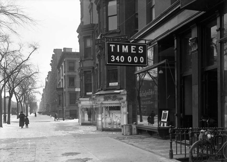 The New York Times, 2109 Seventh Avenue, 1918.