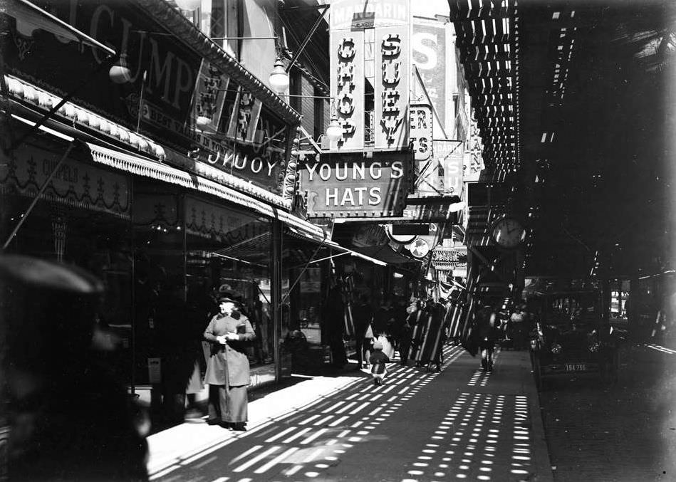 Young'S Hats, E. 149Th Street And Third Avenue, 1919.