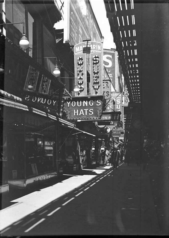 Young'S Hats, E. 149Th Street And Third Avenue, 1919.