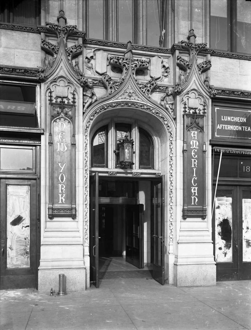 The New York American, W. 60Th Street And Broadway, 1916.