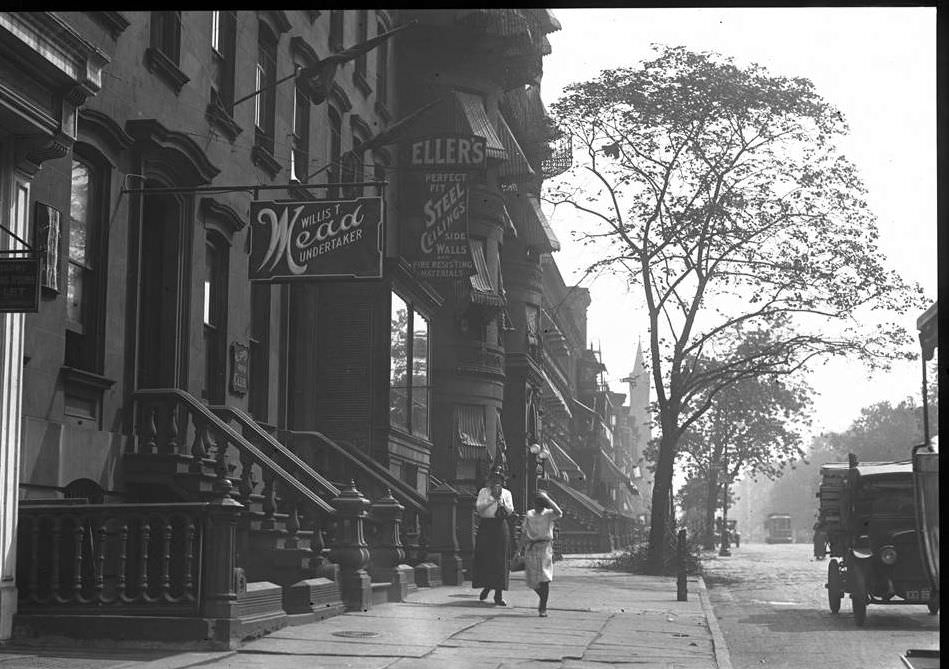 Willis T. Mead, Undertaker, 1939 Madison Avenue, 1918.