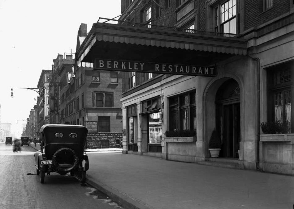 The Berkley Restaurant, Corner Of W. 74Th Street And Amsterdam Avenue, 1919.