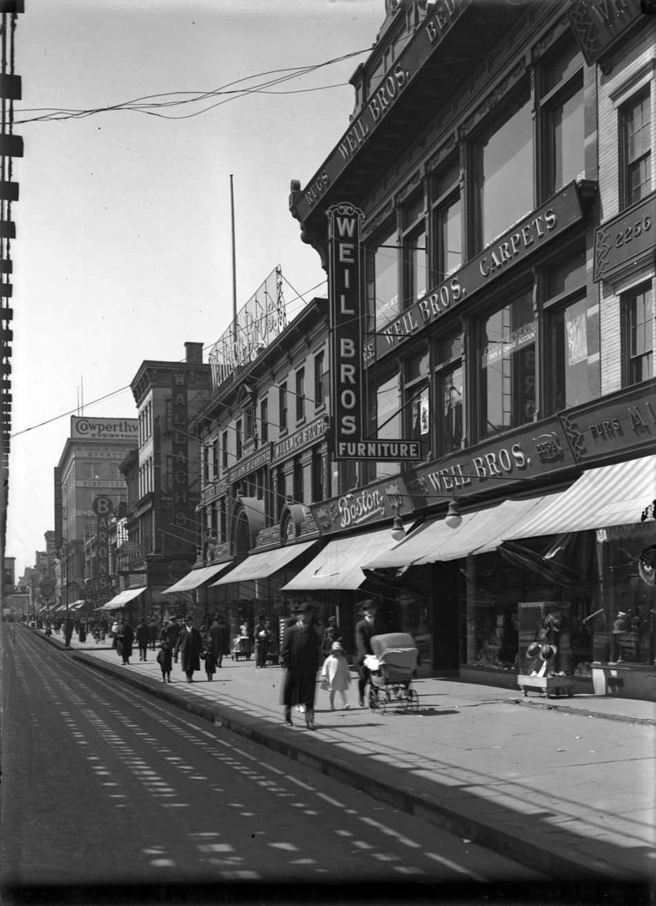 The Weil Brothers Furniture, 2252-2254 Third Avenue, 1919.