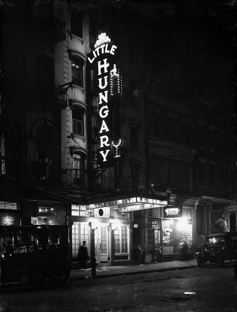 Little Hungary Restaurant, 255-263 E. Houston Street, 1917.