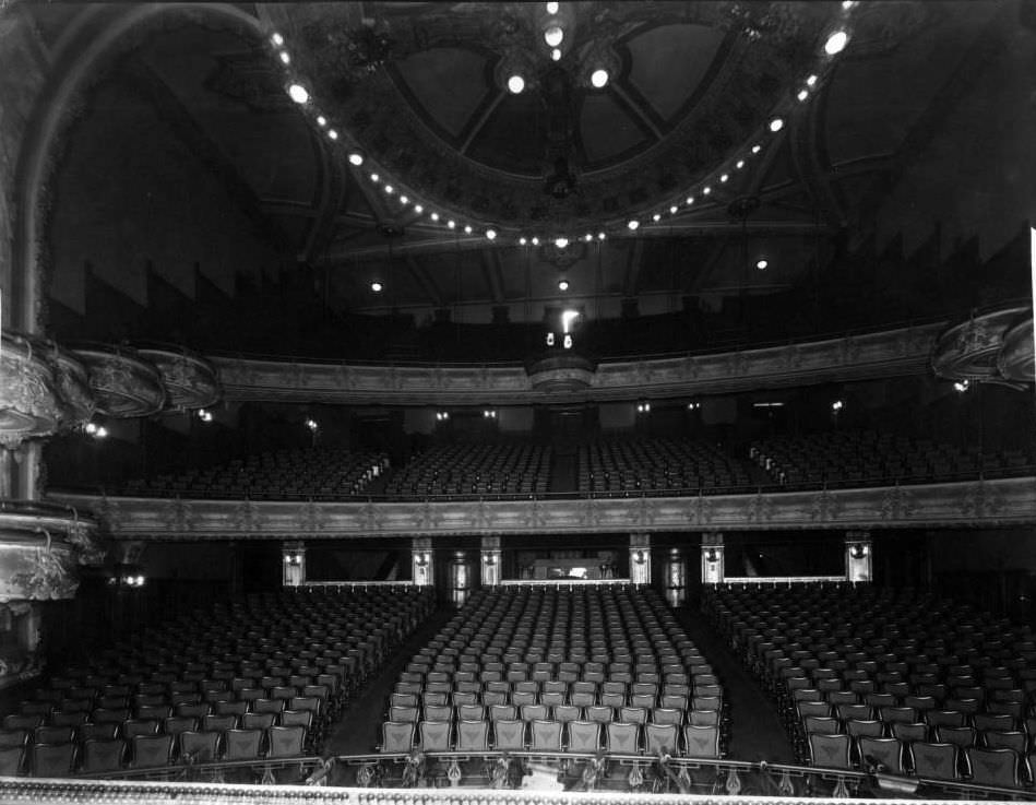 Manhattan: Interior View Of The New Amsterdam Theatre From The Stage.