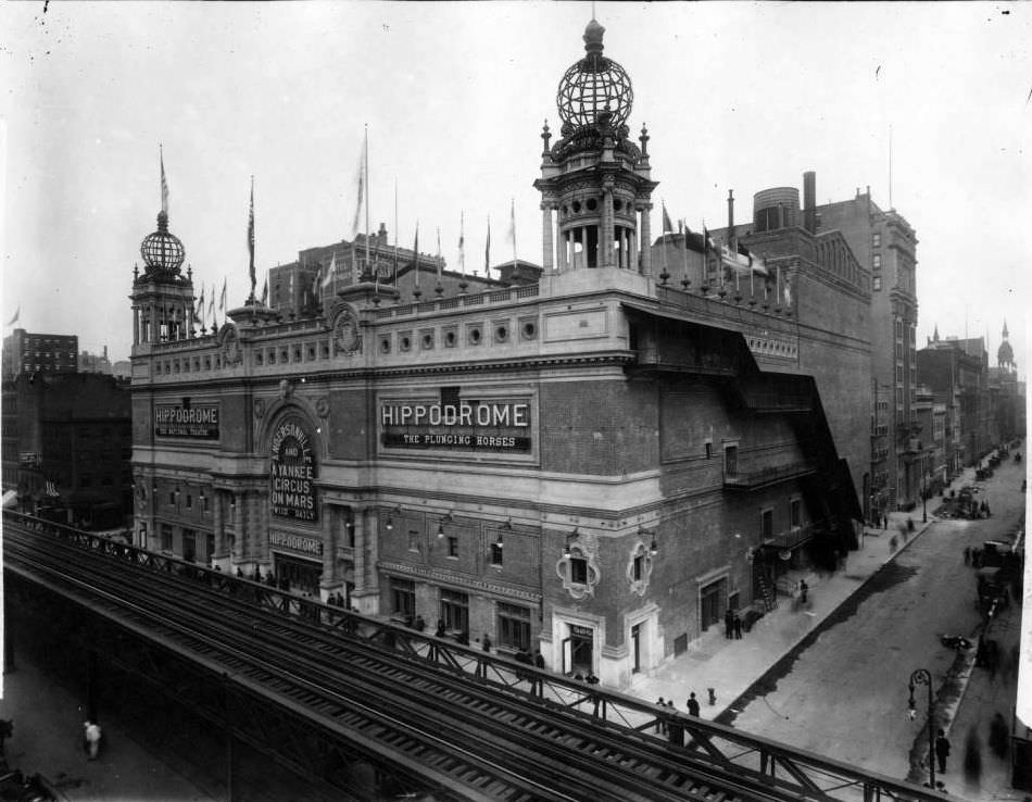 Manhattan: The Hippodrome, Sixth Avenue Between 43Rd Street And 44Th Street, 1905.
