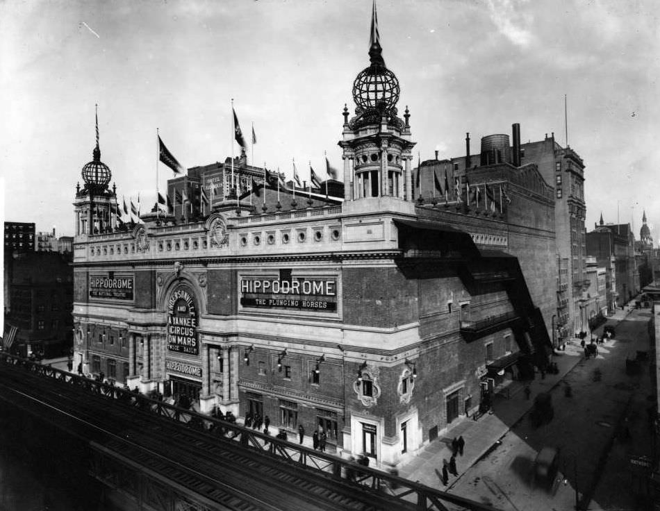Manhattan: The Hippodrome, Sixth Avenue Between 43Rd Street And 44Th Street, 1905.