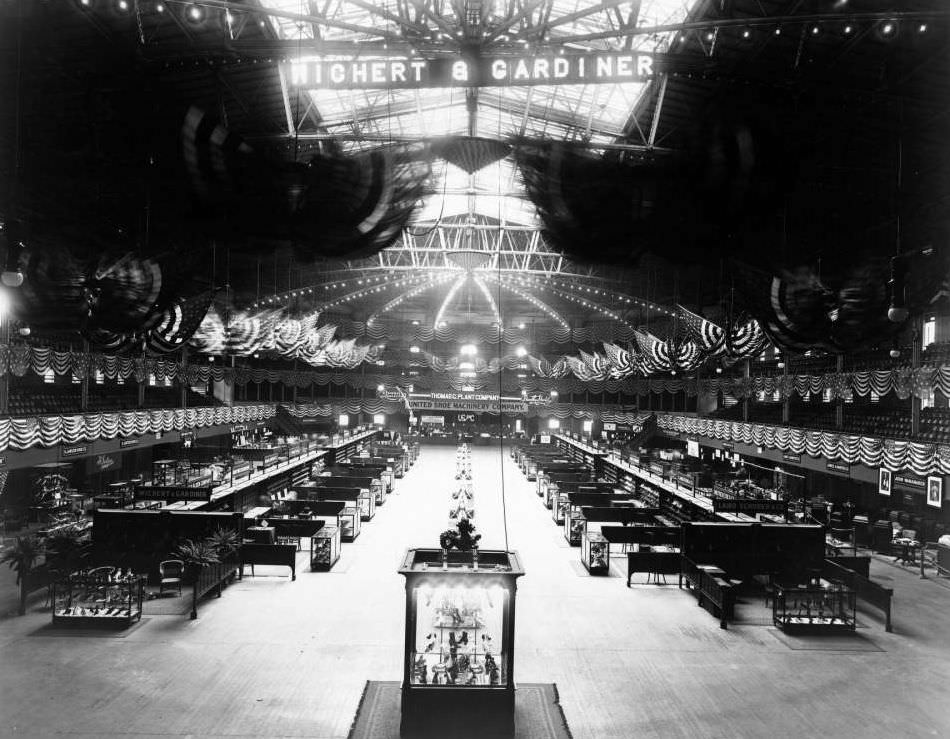 Manhattan: Interior Madison Square Garden During A Shoe Manufacturers' Convention.