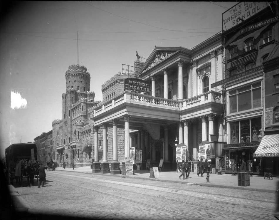 New York City: The 14Th Street Theatre, West 14Th Street Between Sixth And Seventh Avenue.