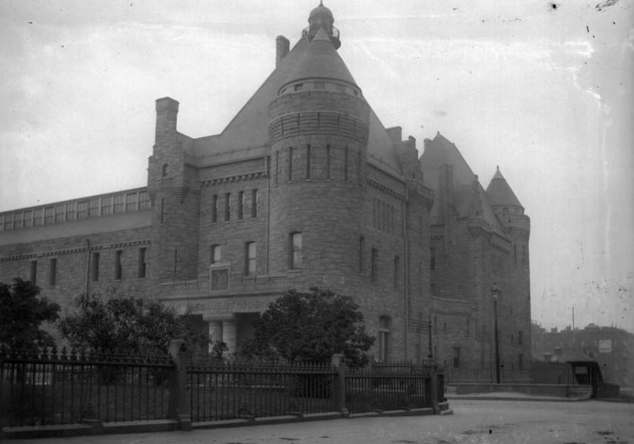 The 71St Regiment Armory Before The Fire That Destroyed It, Park Avenue Between E. 33Rd Street And E. 34Th Street, 1902.
