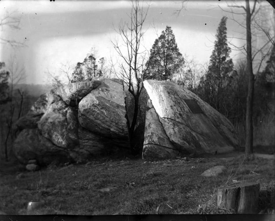 Split Rock, Pelham Bay Park, Bronx, 1911.