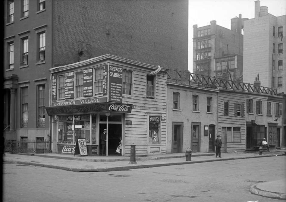 Bruno'S Garret, Washington Square, 1914.