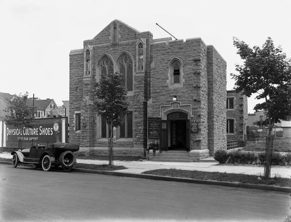 Tremont Presbyterian Church, On The Francis T. Lord Estate (Grand Concourse, Jerome Avenue, Between 180Th And 181St Streets), Bronx, 1919.