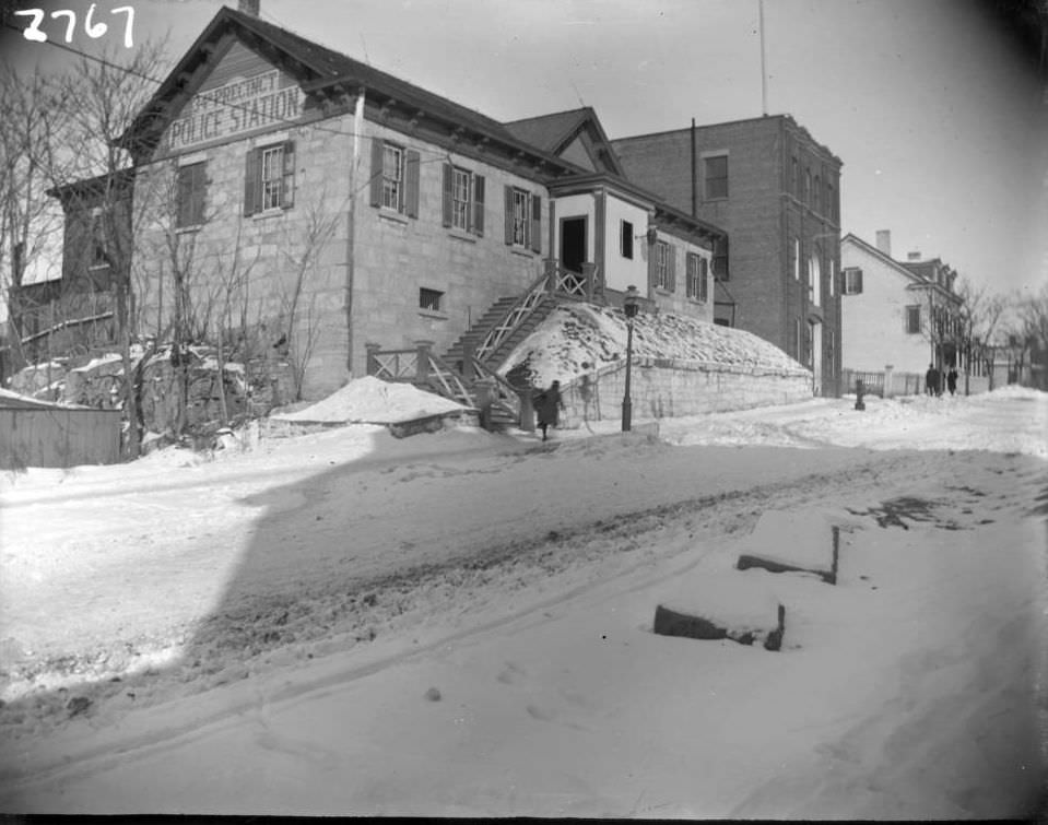 The 34Th Precinct Police Station In Tremont, Bronx, 1902.