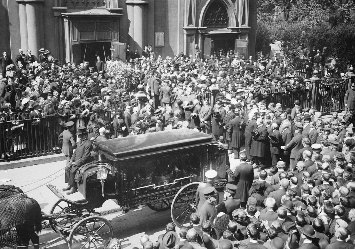 Funeral Of William Jay Gaynor, Mayor Of New York City, 1910.