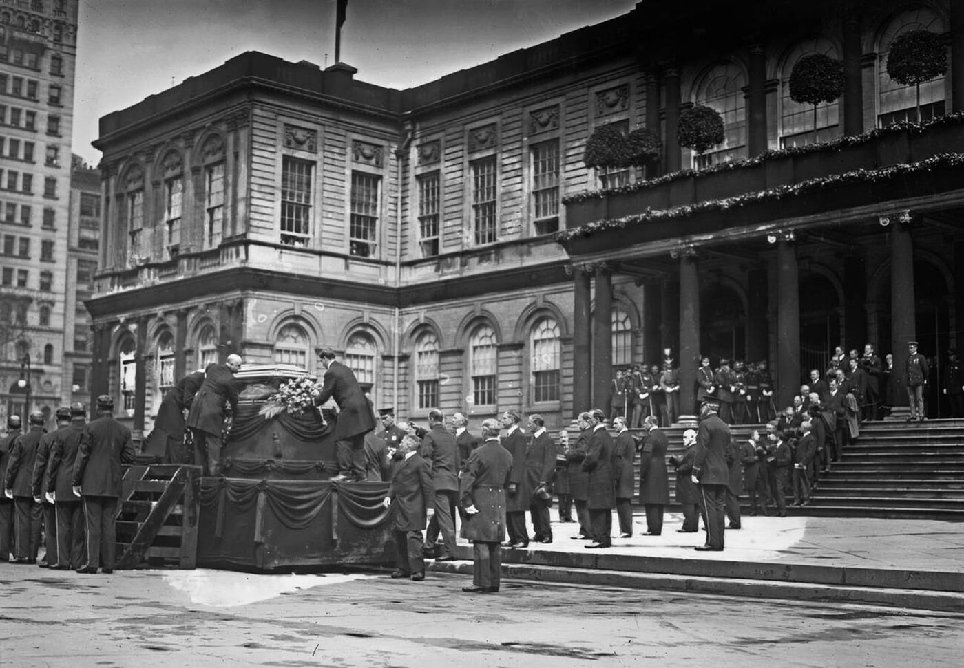 Funeral Of William Jay Gaynor, Mayor Of New York City, 1910.