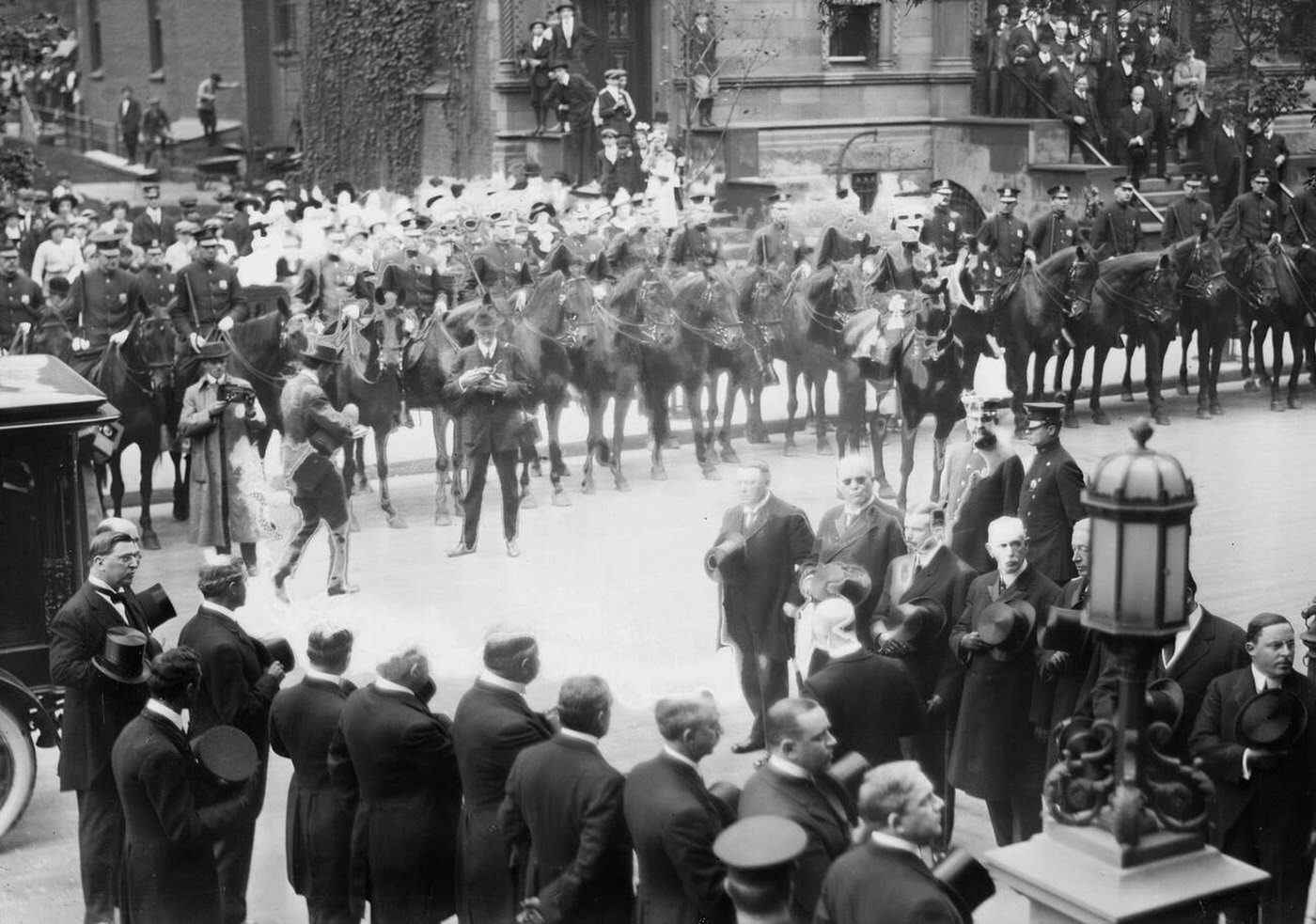 Funeral Of William Jay Gaynor, Mayor Of New York City, 1910.