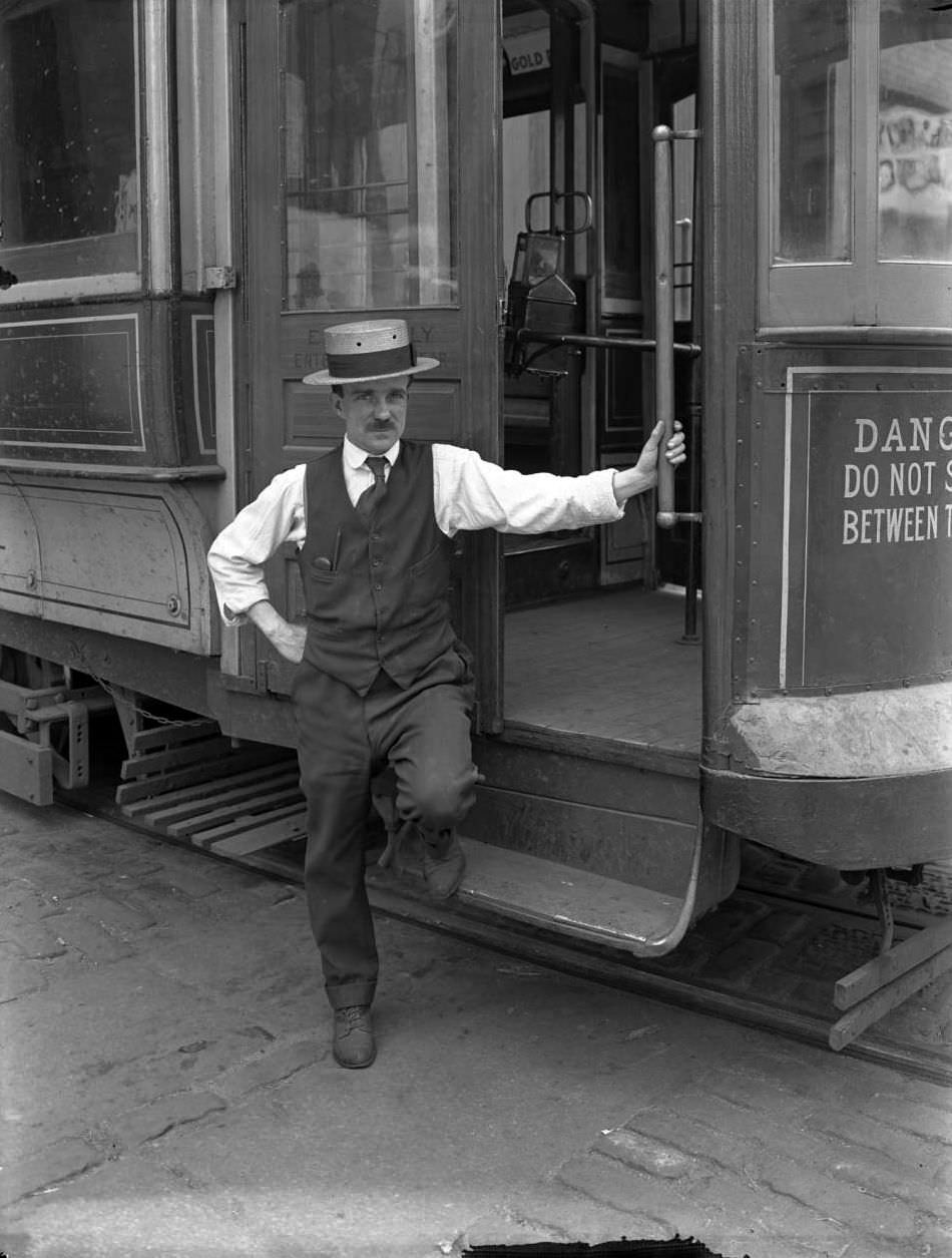 Richard Hannah, Car House Foreman, W. 50Th Street And Seventh Avenue, New York City, 1919.