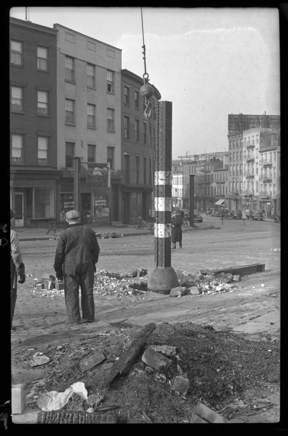Sands Street Station, Brooklyn, 1941.
