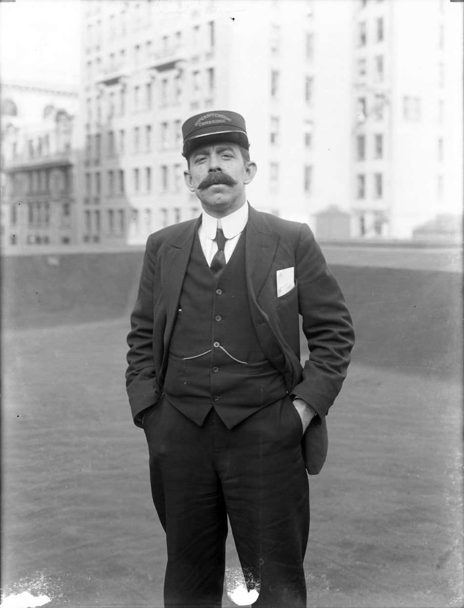 W. Zundt, Superintendent Of The Cambridge Building, 334 Fifth Avenue, 1913.