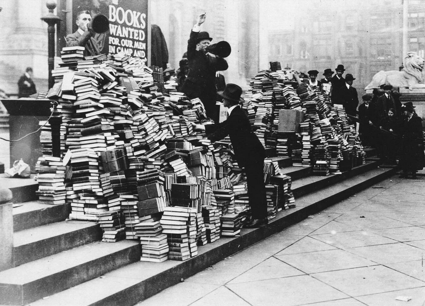 American Library Association Campaign For Books, New York City, 1918.