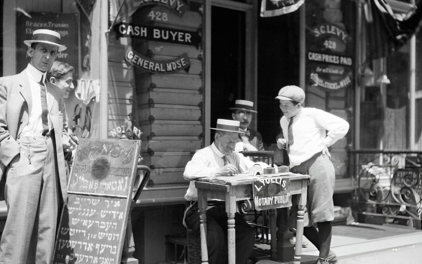 Notary Public On The Lower East Side.