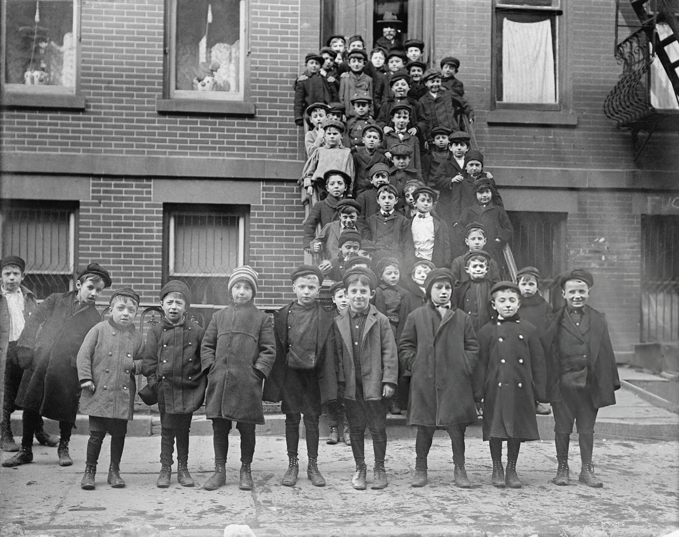 Students At Jewish School.