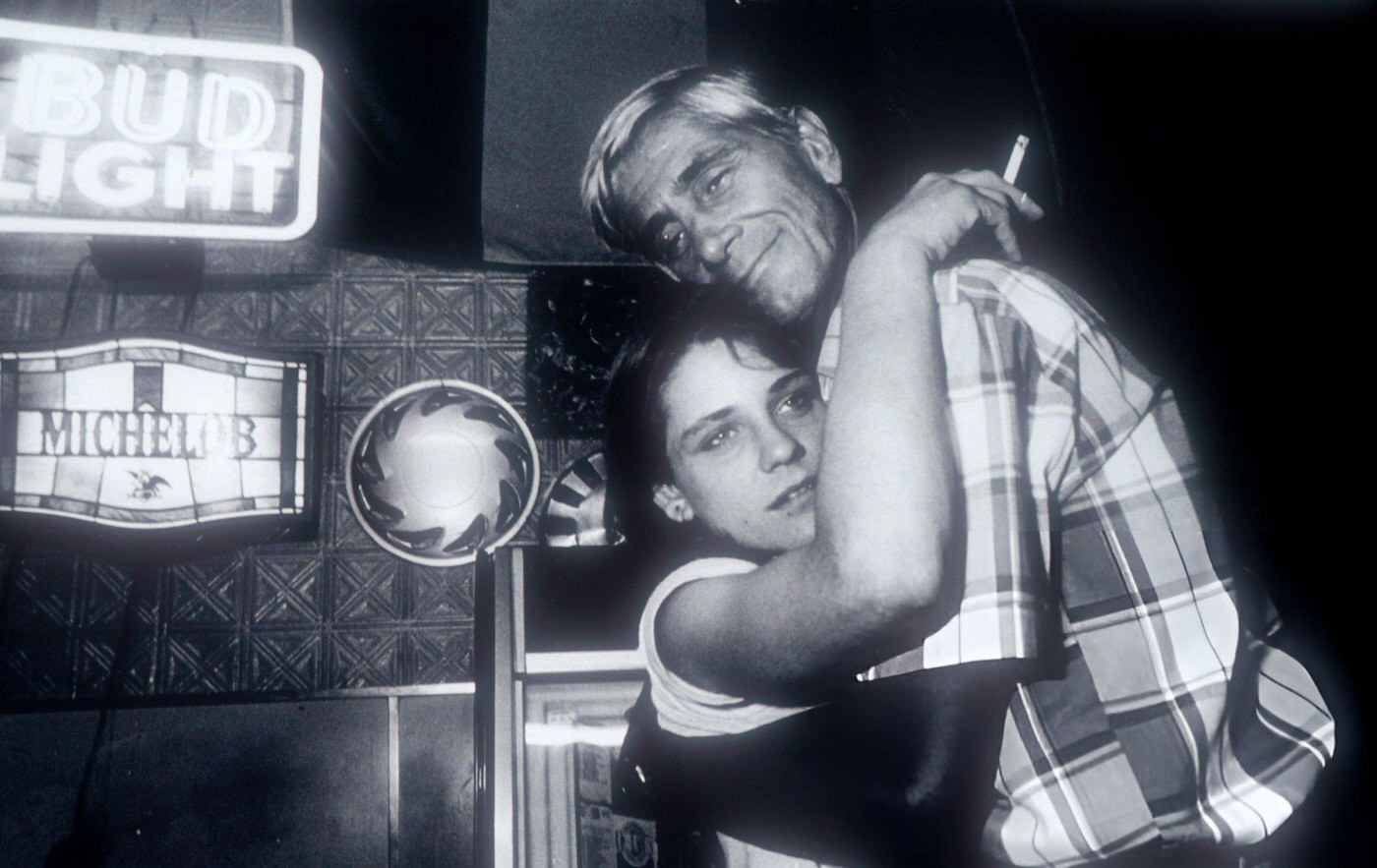 A Young Woman Dances With A Regular Customer At Al'S, The Last Old-Time Bowery Bar.