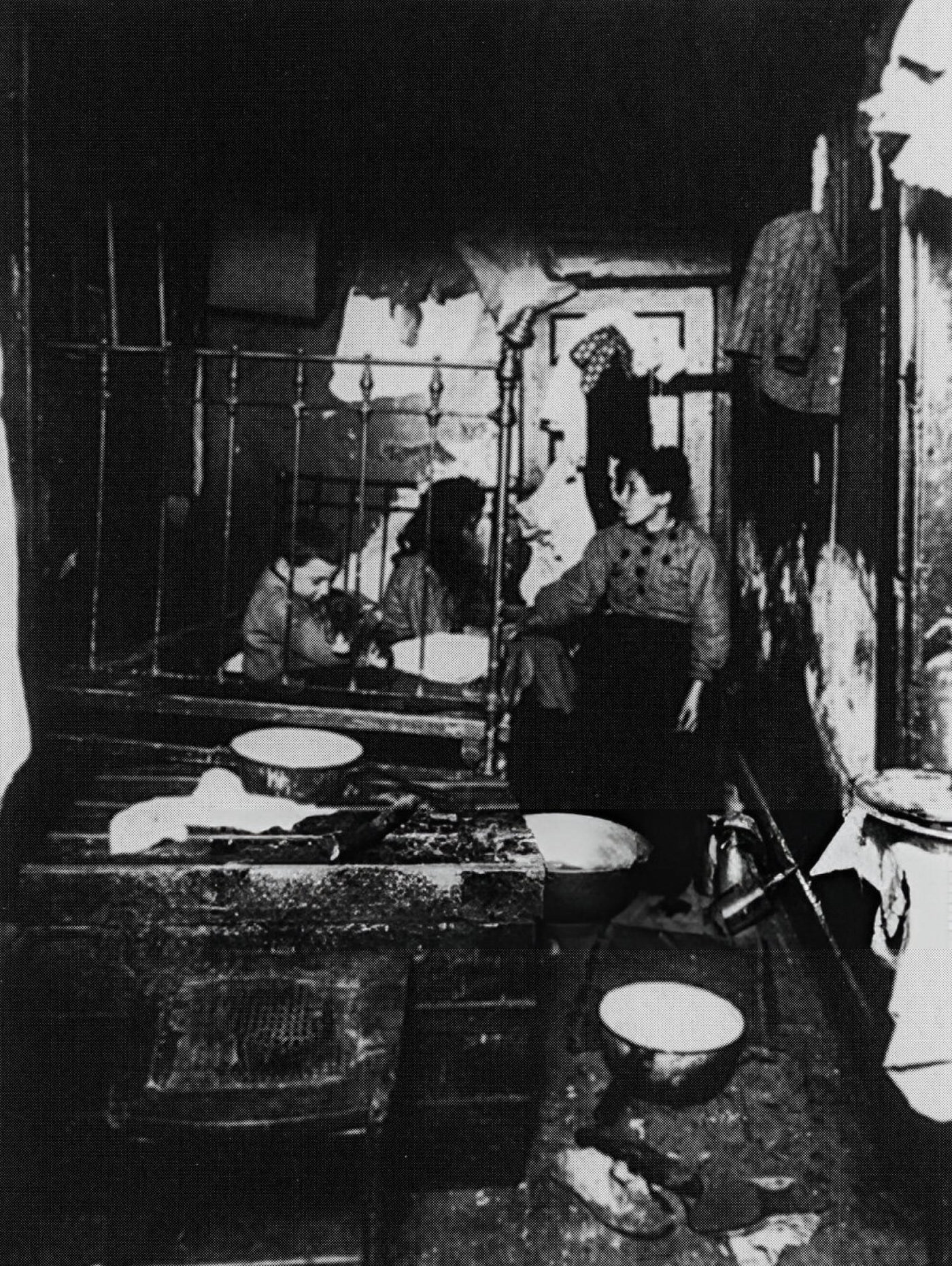 Room Of An Italian Family In The Lower East Side, 1910.