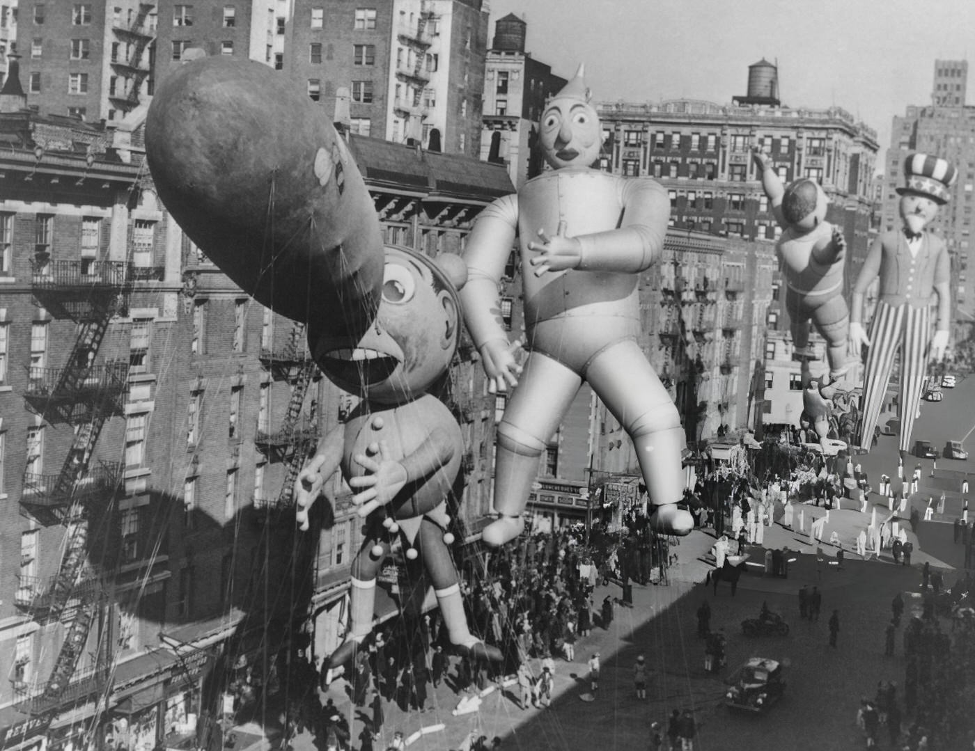 A View From An Office Building Overlooking Macy'S Thanksgiving Day Parade In New York City, 1939.