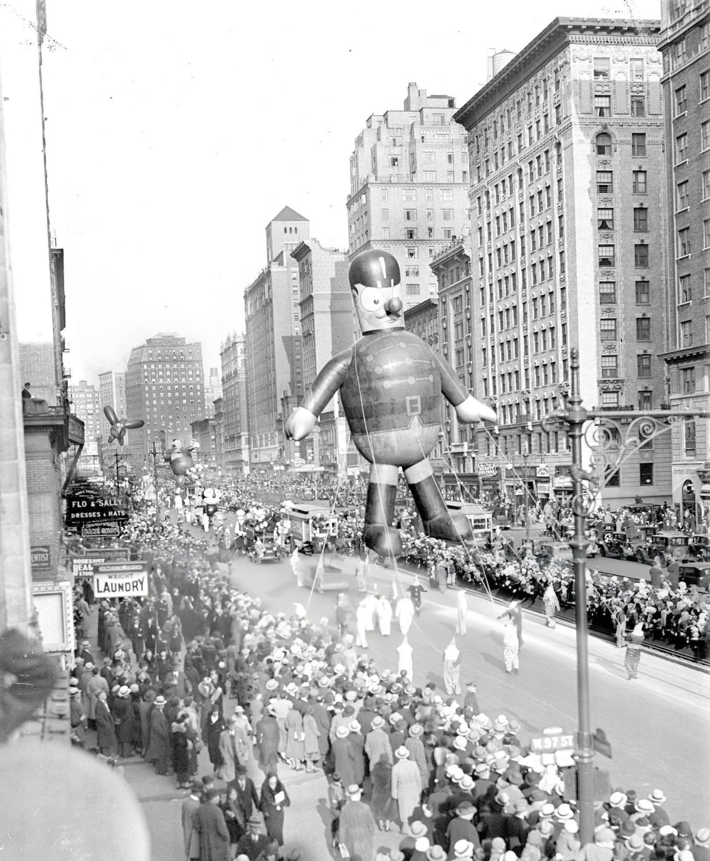 A Soldier Balloon Marches In Macy'S Thanksgiving Day Parade, 1931.