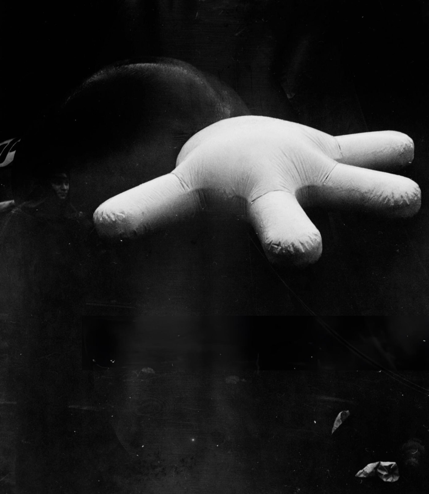 A View Of The Inflated Hand Of A Macy'S Thanksgiving Day Parade Balloon, New York, Late 1940S.
