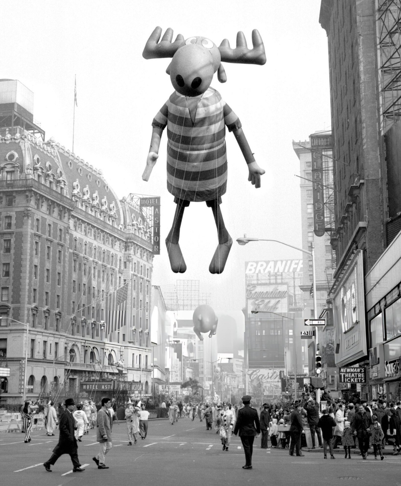Bullwinkle Appears At Macy'S Thanksgiving Day Parade, 1965.