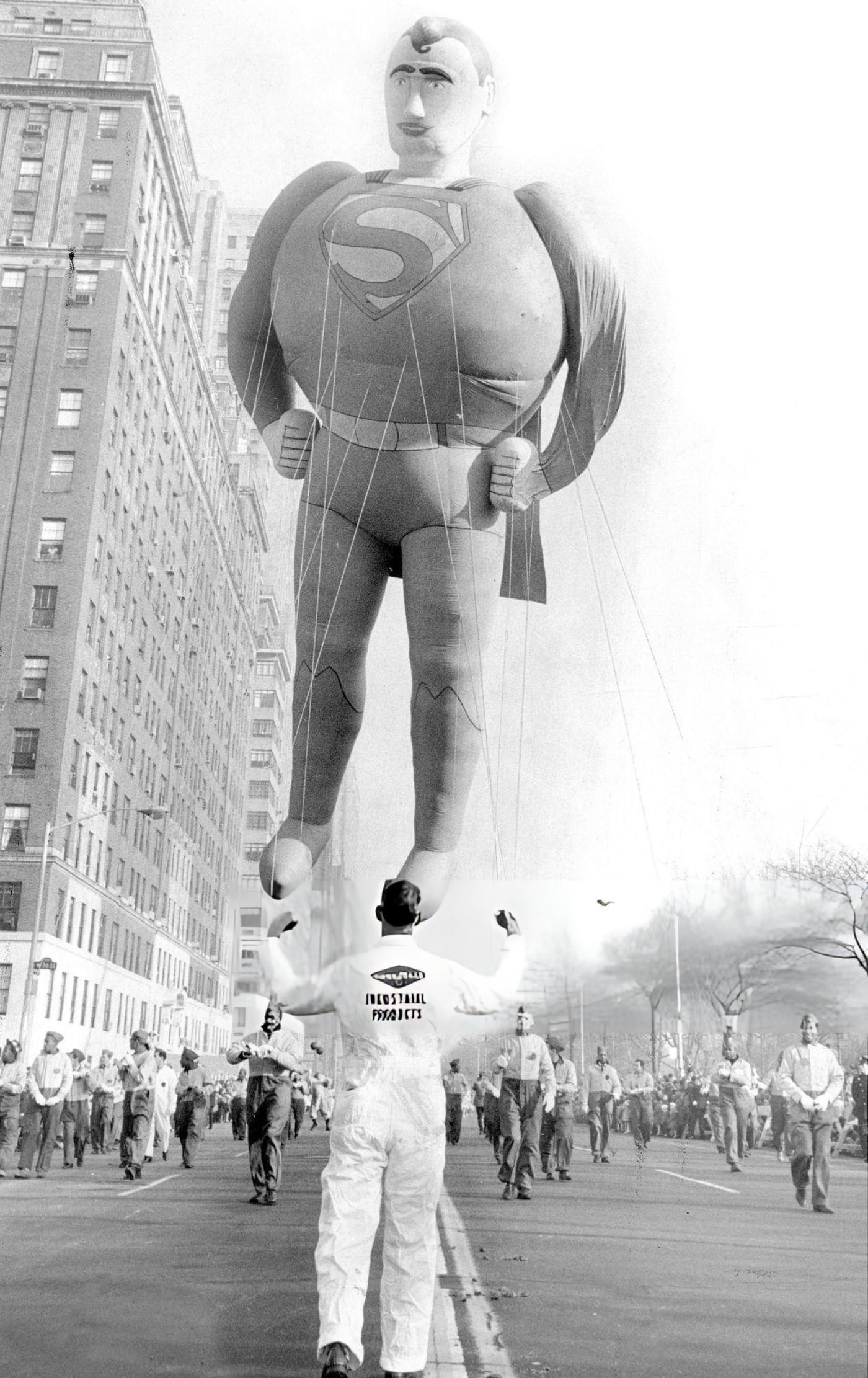 Superman Is Featured As A Balloon In Macy'S Thanksgiving Day Parade, 1964.