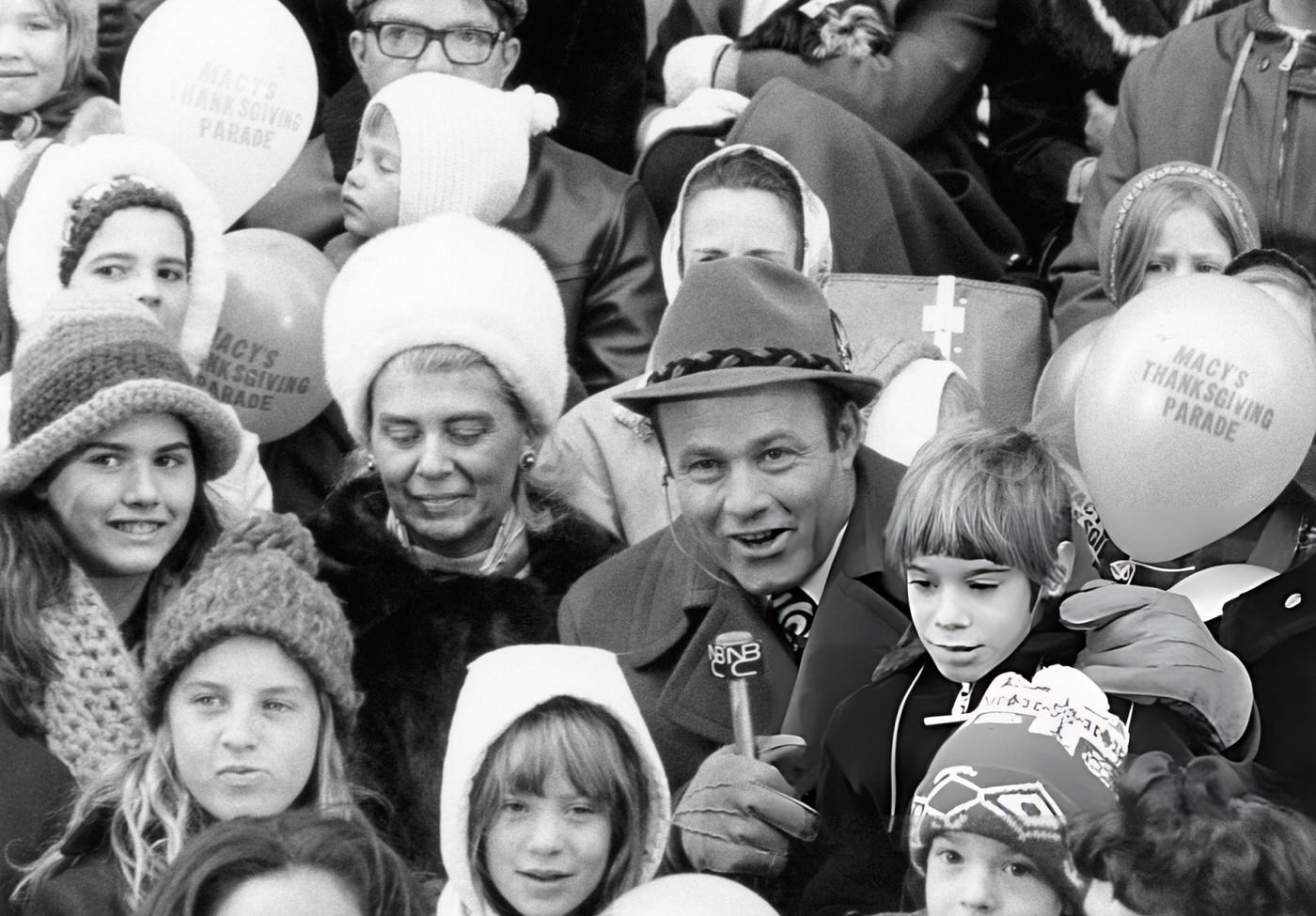 Announcer Joe Garagiola During The 1970 Macy'S Thanksgiving Day Parade, 1970.