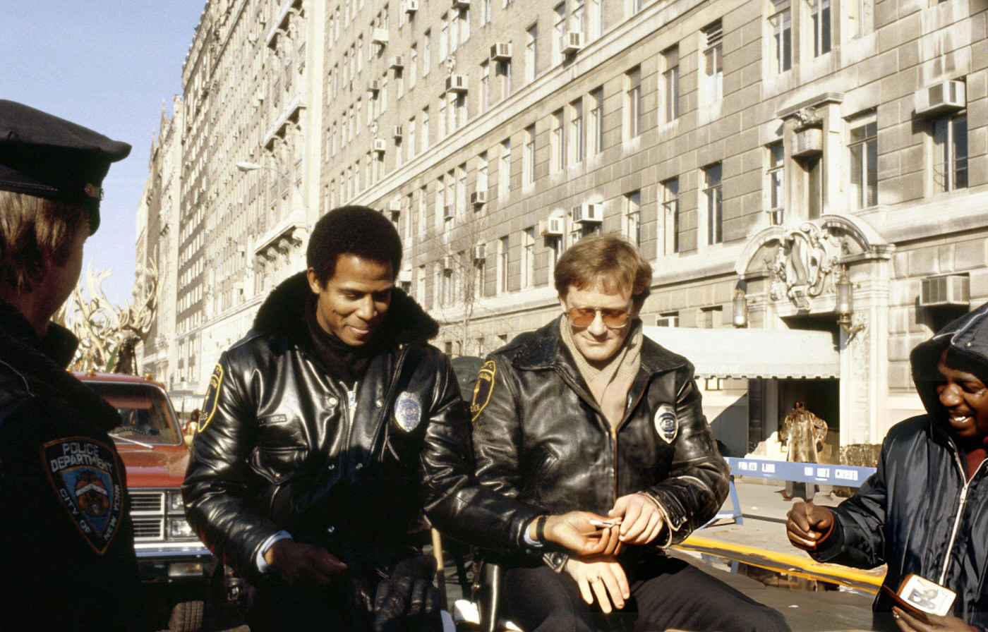 New York Police Officers During The 1981 Macy'S Thanksgiving Day Parade.