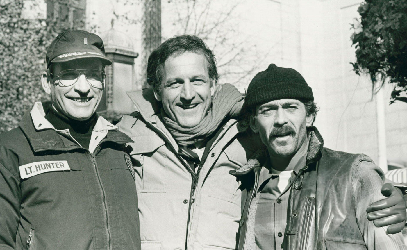 Actors James Sikking, Daniel Travanti, And Bruce Weitz Attend The 58Th Annual Macy'S Thanksgiving Day Parade, November 22, 1984.