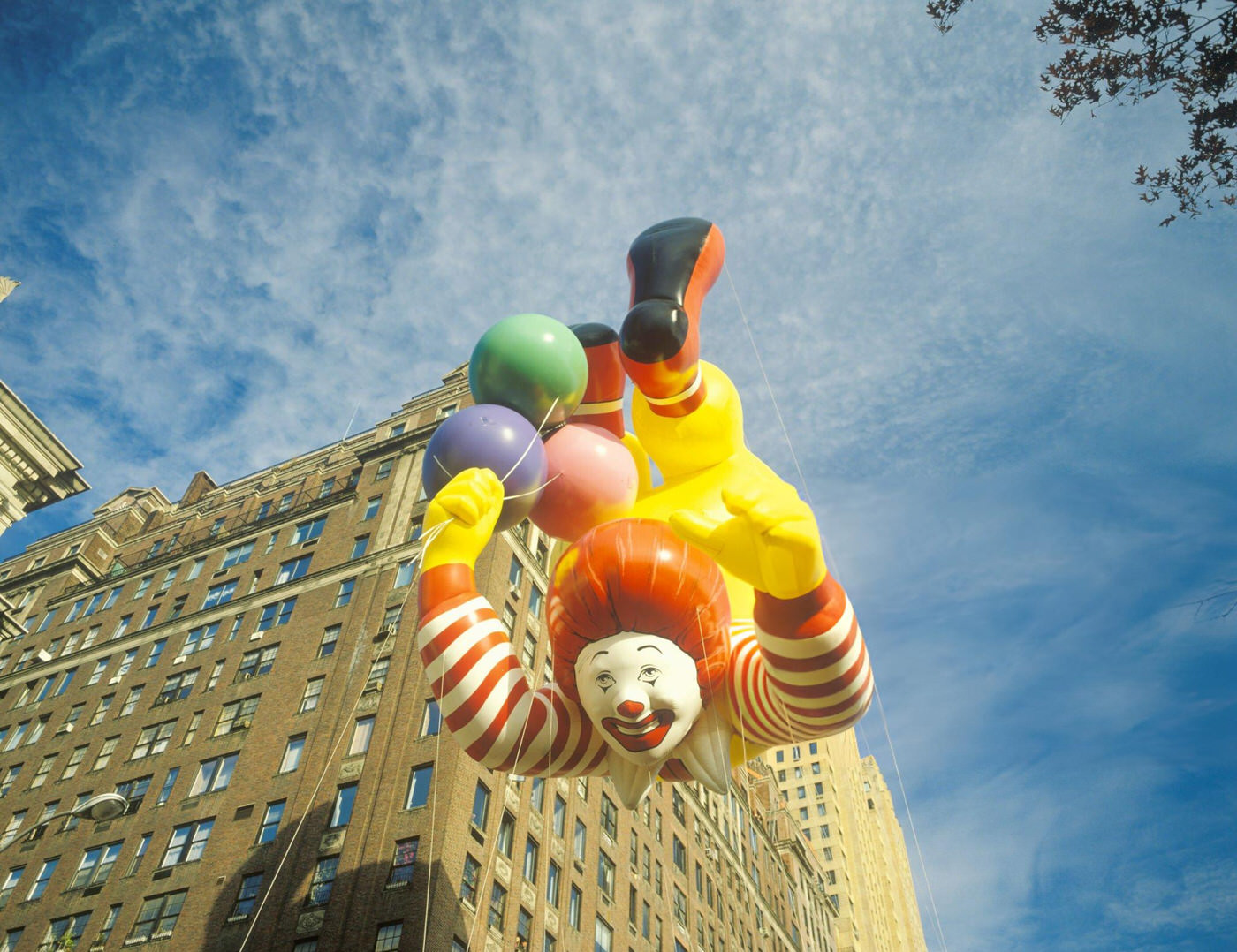 Ronald Mcdonald Balloon In Macy'S Thanksgiving Day Parade, New York City.