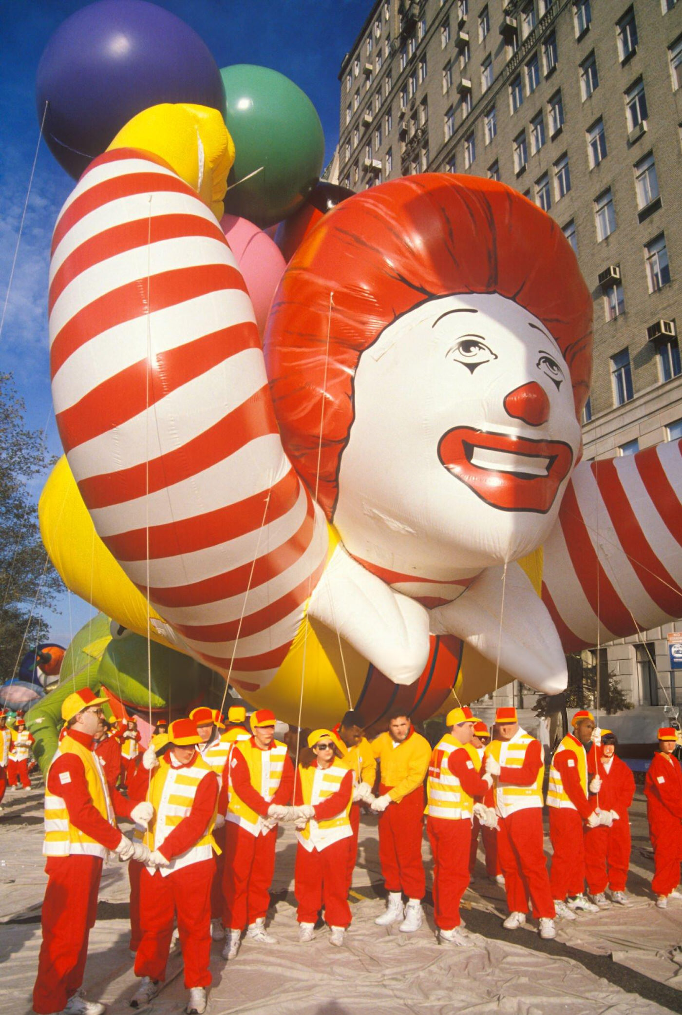 Ronald Mcdonald Balloon In Macy'S Thanksgiving Day Parade, New York City.