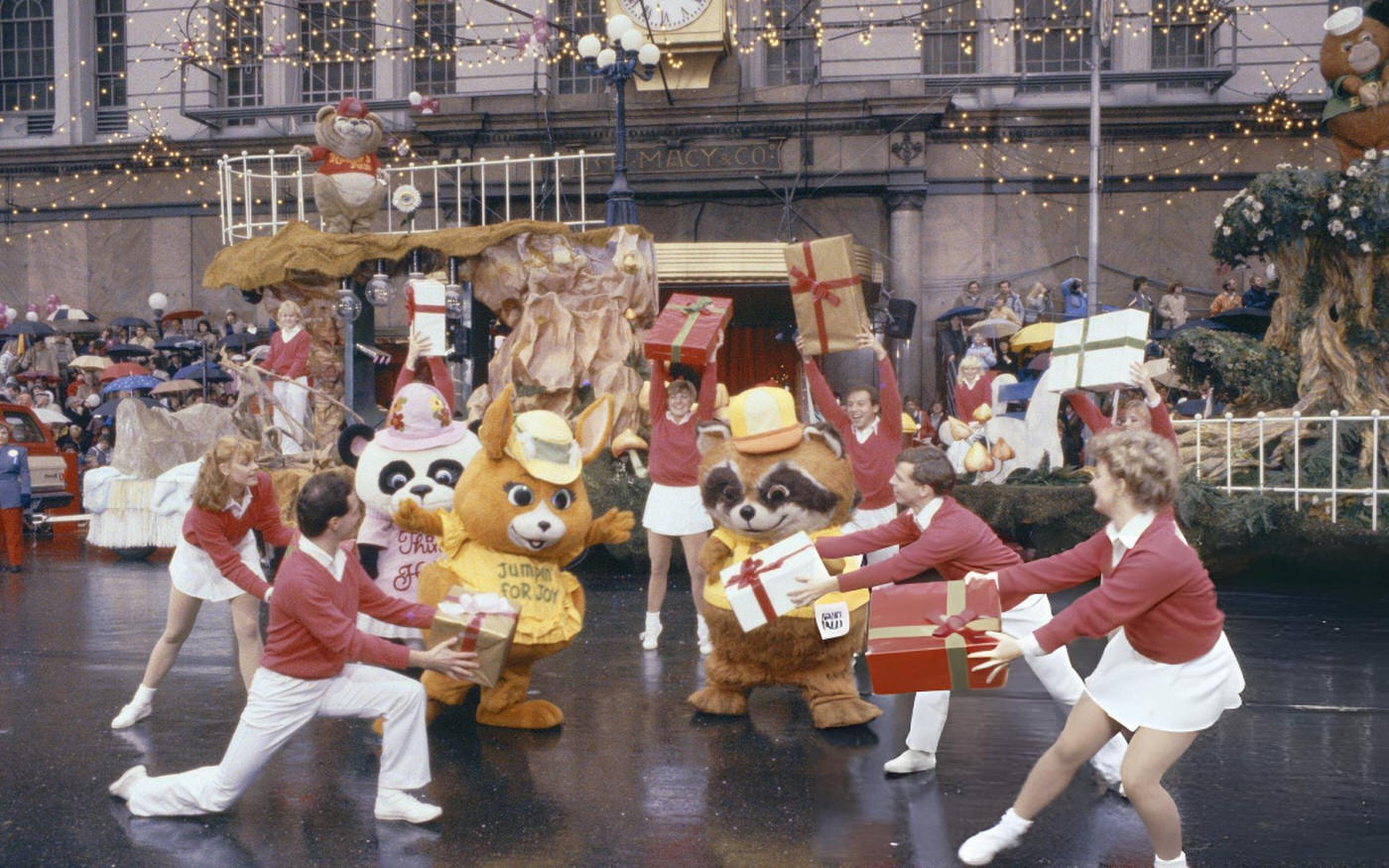 The Shirt Tales Perform During The 1983 Macy'S Thanksgiving Day Parade, November 24, 1983.