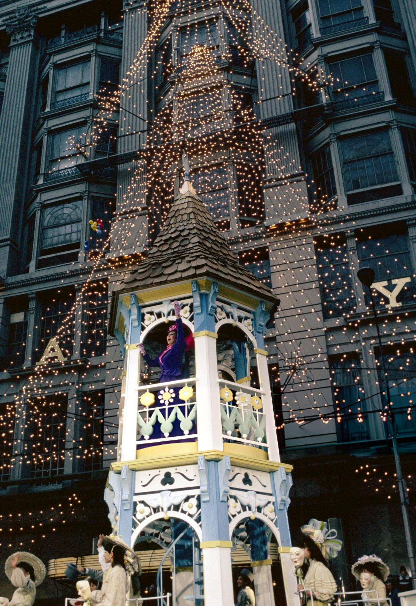 A Float Passes By During The 1981 Macy'S Thanksgiving Day Parade.