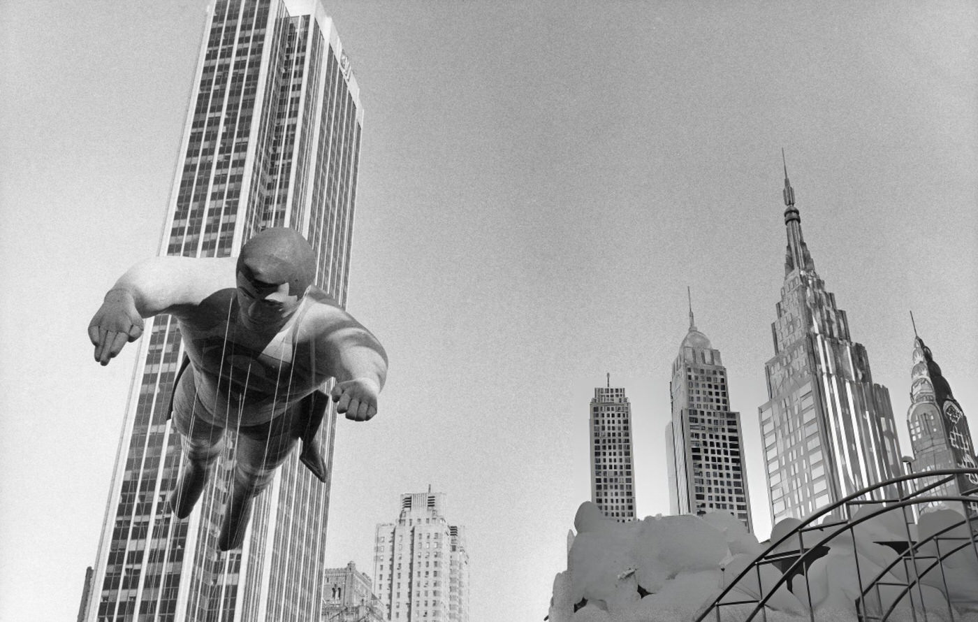 The 'Superman' Balloon At The Macy'S Thanksgiving Day Parade, November 1980.