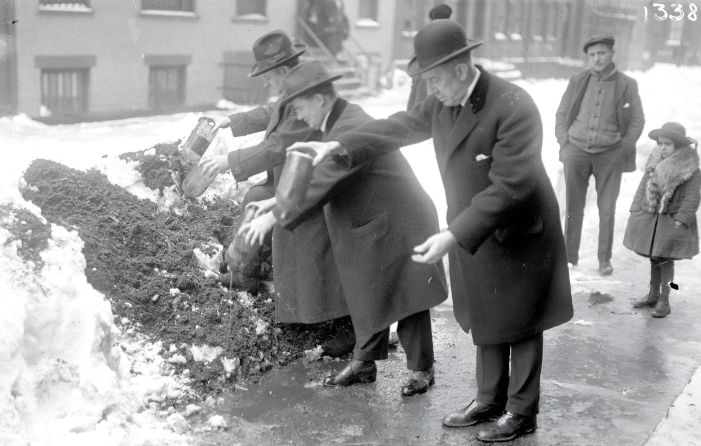 Disposing Of Liquor During Prohibition, 1920S.