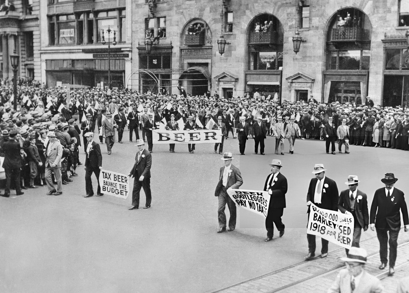 Demonstration Against The Prohibition, 1933.