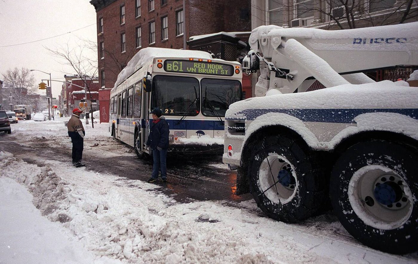 Snowstorm, New York City, 2000.