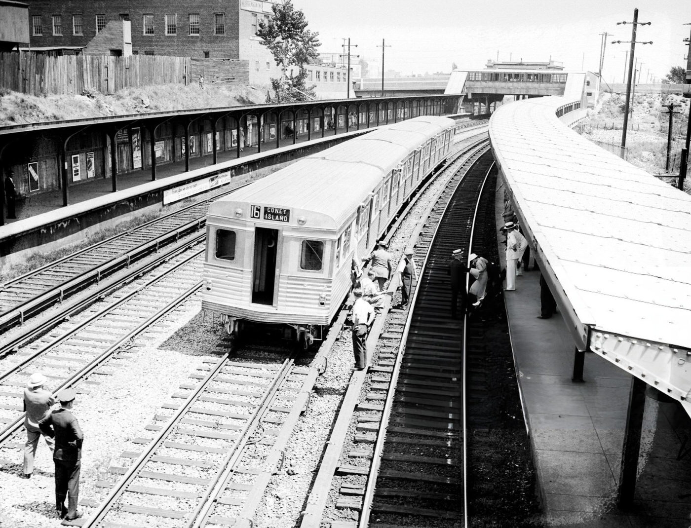 New York City Subway In Brooklyn, 1930S